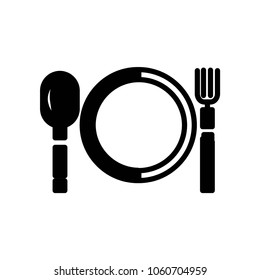 kitchen dishes  icon vector