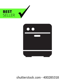 Kitchen dishwasher icon