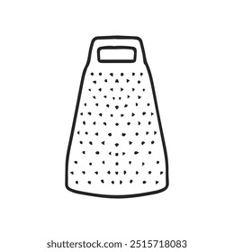kitchen doodles isolated on white background