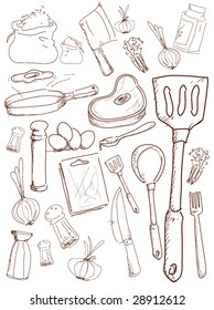 Kitchen Doodles - Vector