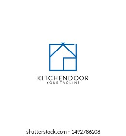 Kitchen Door Logo Template Ready to Use