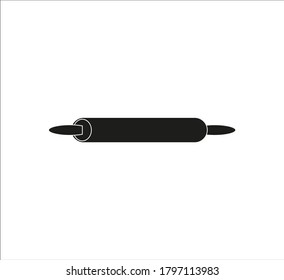kitchen dough roller. illustration for web and mobile design.