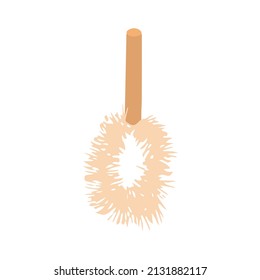 Kitchen eco friendly brush doodle. Hand drawn eco brush.