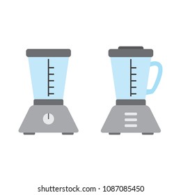 Kitchen electric blender vector icon color