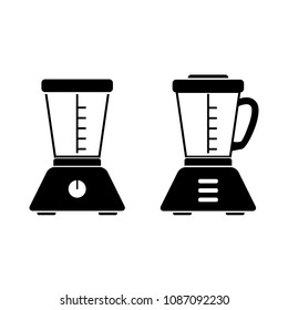 Kitchen electric blender vector icon