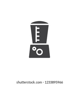 Kitchen electric blender vector icon. filled flat sign for mobile concept and web design. Grinder, mixer simple solid icon. Symbol, logo illustration. Pixel perfect vector graphics