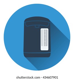 Kitchen electric kettle icon. Flat design. Vector illustration.