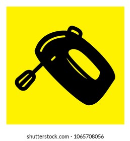 kitchen electric mixer icon vector