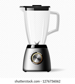 Kitchen electric stationary blender with a glass bowl. Cooking smoothies, cocktail or juice