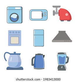 Kitchen Electrical Equipment Vector Clip Art Stock Vector (Royalty Free ...