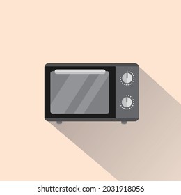 ilustración vectorial de horno electrónico de cocina
