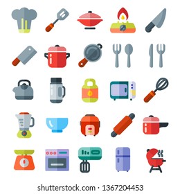 Kitchen Equip Icon set for Any Purposes, Perfect for mobile, web and desktop application