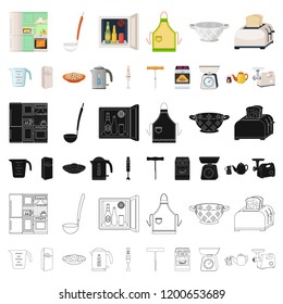 Kitchen Equipment Cartoon Icons Set 260nw 1200653689 