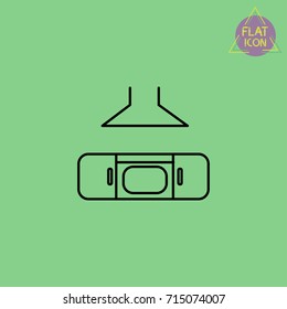 kitchen equipment line icon