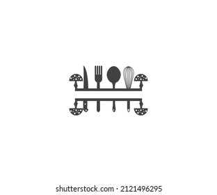  Kitchen equipment Split, Kitchen equipment vector, Rolling Pin, spoon SVG