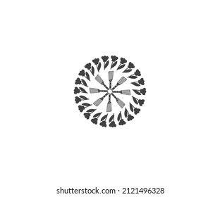  Kitchen equipment Split, Kitchen equipment vector, Rolling Pin, spoon SVG