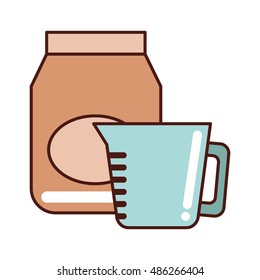 kitchen equipment utencils icon vector illustration design