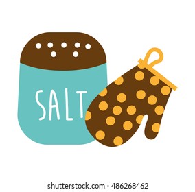kitchen equipment utencils icon vector illustration design