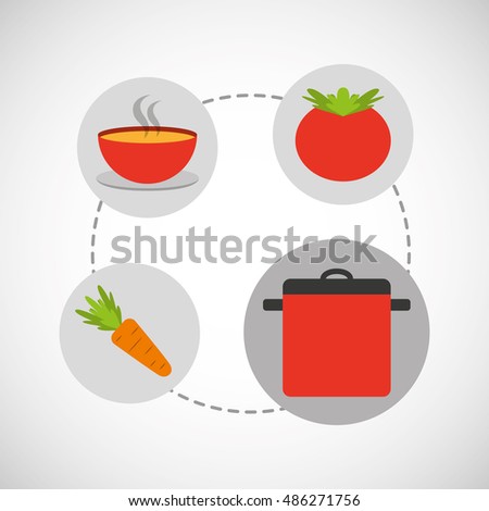 kitchen equipment utencils icon vector illustration design