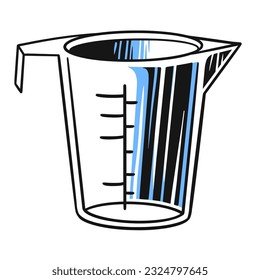 ilustración vectorial de equipo de cocina para material de diseño