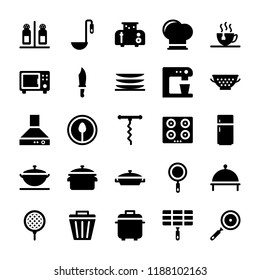 
Kitchen Equipments Icons Pack 
