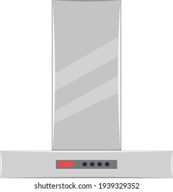 Kitchen extractor hood vector illustration isolated on a white backgKitchen extractor hood vector illustration isolated on a white backgroundround