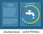 Kitchen faucet iconvector icon , lorem ipsum Flat design