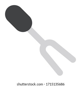 Kitchen Flat Icon a fork symbol 