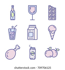 Kitchen & Food Icon Set 3
