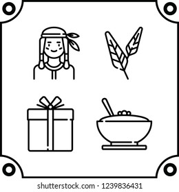kitchen food icon vector
