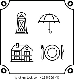 kitchen food icon vector