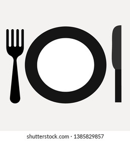 kitchen food menu dish vector icon