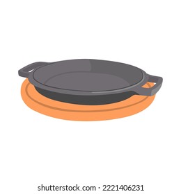 Forma de cocina para la ilustración vectorial de cocina. Herramienta de cocina, utensil, aislado en fondo blanco.