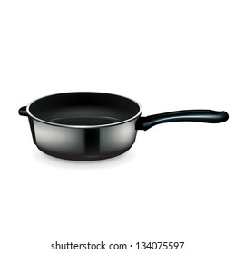 kitchen frying pan pan isolated on white