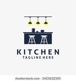 Kitchen furniture interior logo design