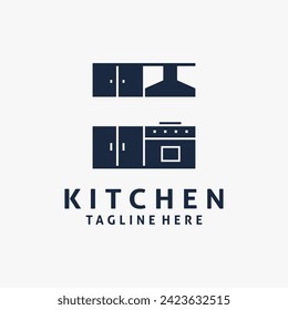 Kitchen furniture interior logo design