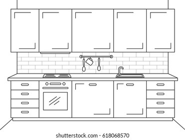 Countertop Stock Vectors, Images & Vector Art | Shutterstock