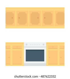 
Kitchen Furniture Vector Icon

