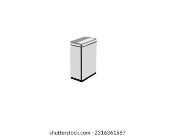  contenedor de basura de cocina, ilustración vectorial con temática de eliminación de residuos. Mejor vector de cubos de cocina.
