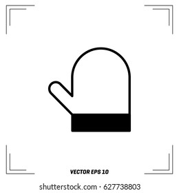 kitchen glove icon 