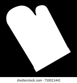 Kitchen glove icon .