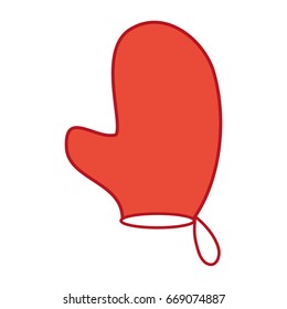 kitchen glove isolated icon