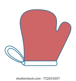 kitchen glove isolated icon