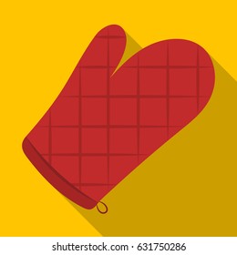 Kitchen glove.BBQ single icon in flat style vector symbol stock illustration web.
