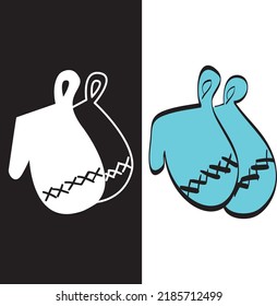 guantes de cocina o ilustración de potholder