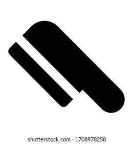 Kitchen Glyph Icon knife symbol