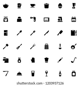 Kitchen glyph set