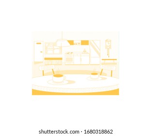 Kitchen, grandma kitchen, tea cups, retro