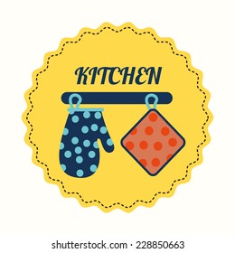 kitchen graphic design , vector illustration
