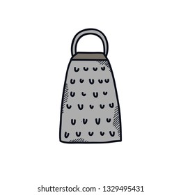 kitchen grater doodle icon